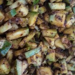 A picture of Mango instant pickle.