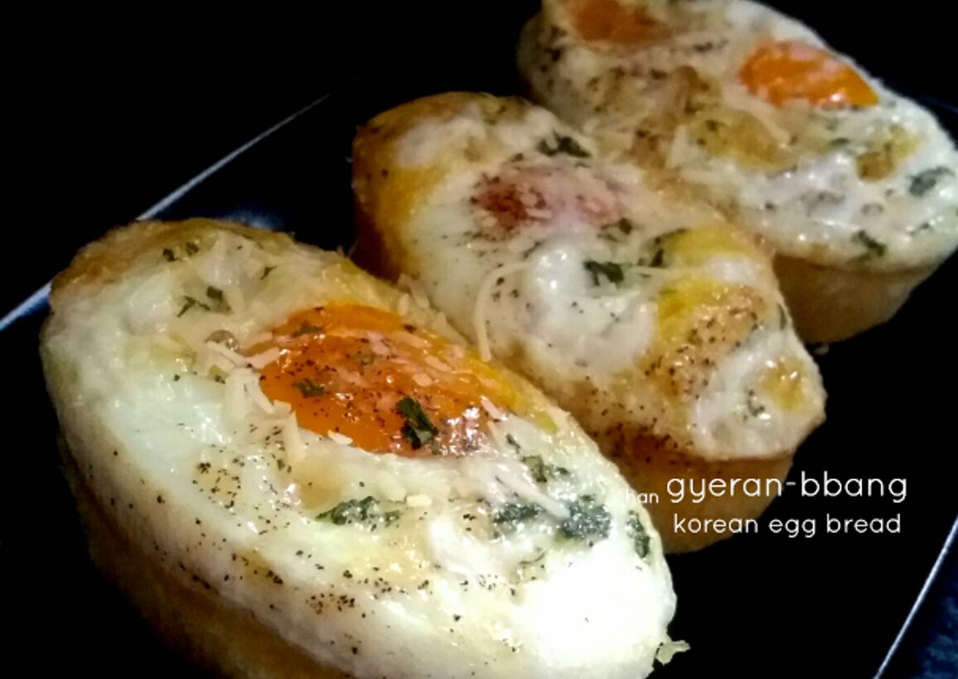 Gyeran bbang (korean egg bread), pancake topping telur korea