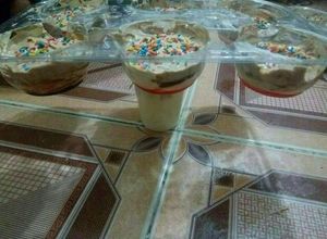 صورة لوصفة ايس كريم الفانيلا والشكولاته