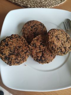 Foto de Hambúrgueres de feijão preto e quinoa