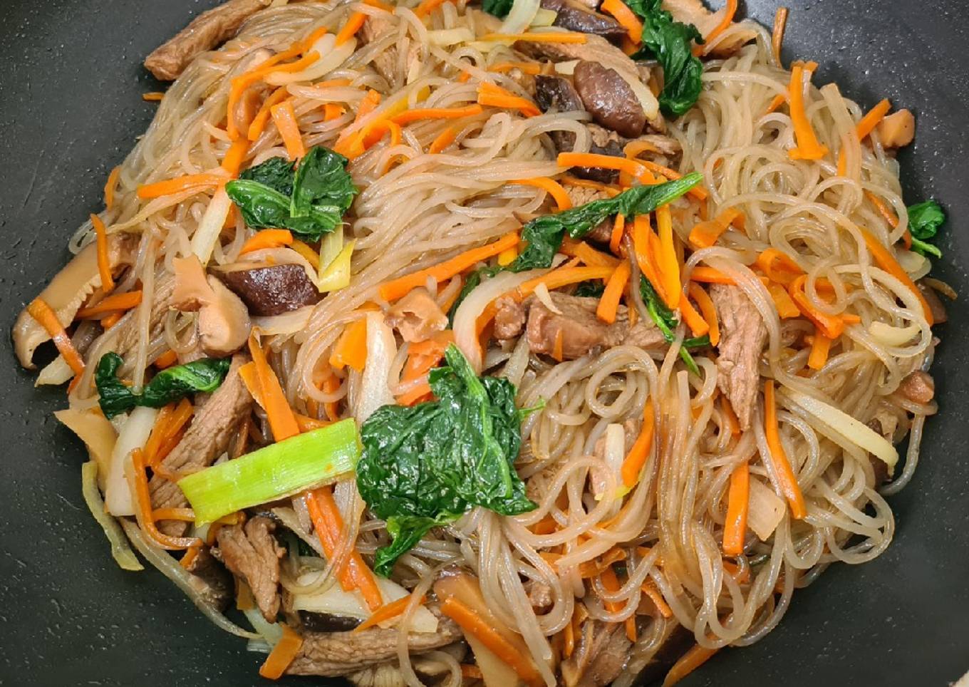 Japchae (resep asli orang Korea)