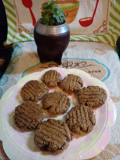 Una foto de Galletitas de coco y chocolate