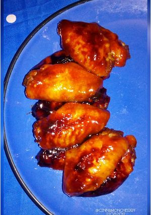 A picture of Chicken Wings with Maple Syrup.