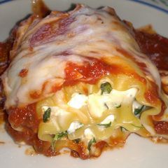 A picture of Spinach Lasagna Roll - Ups.