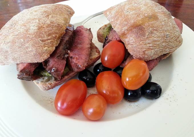 Recipe of Favorite Beef Pesto Sandwich