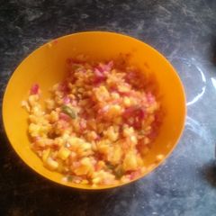 A picture of Mango salsa.
