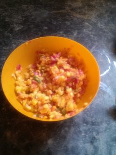 A picture of Mango salsa.