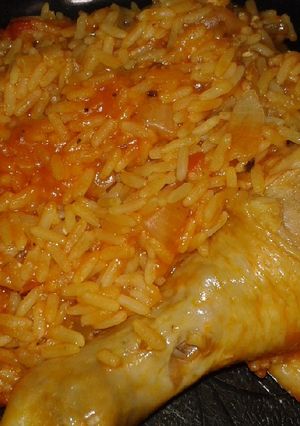 Una foto de Arroz con pollo para estrenar nuevo logo de perfil!😍
