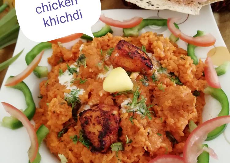 Butter chicken khichdi