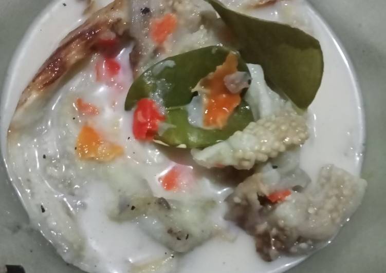 Grilled Aubergine with Coconut Milk (Terong Bakar Kuah Santan)