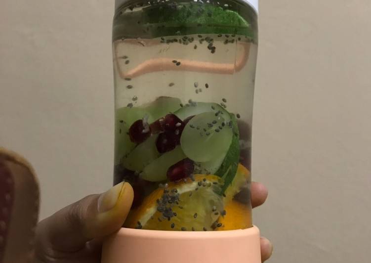 Infused Water Delima, Anggur, Orange, Timun #JSR