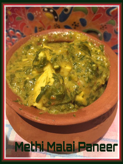 A picture of Methi Malai Paneer.