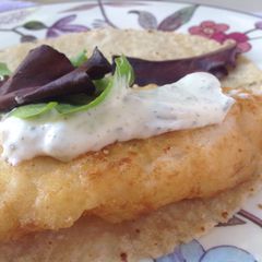 A picture of Fish Taco Sauce.