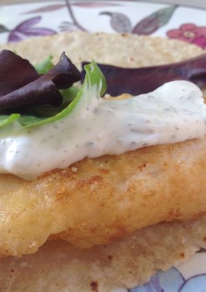 A picture of Fish Taco Sauce.
