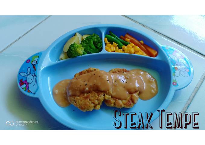 Steak Tempe untuk balitaku