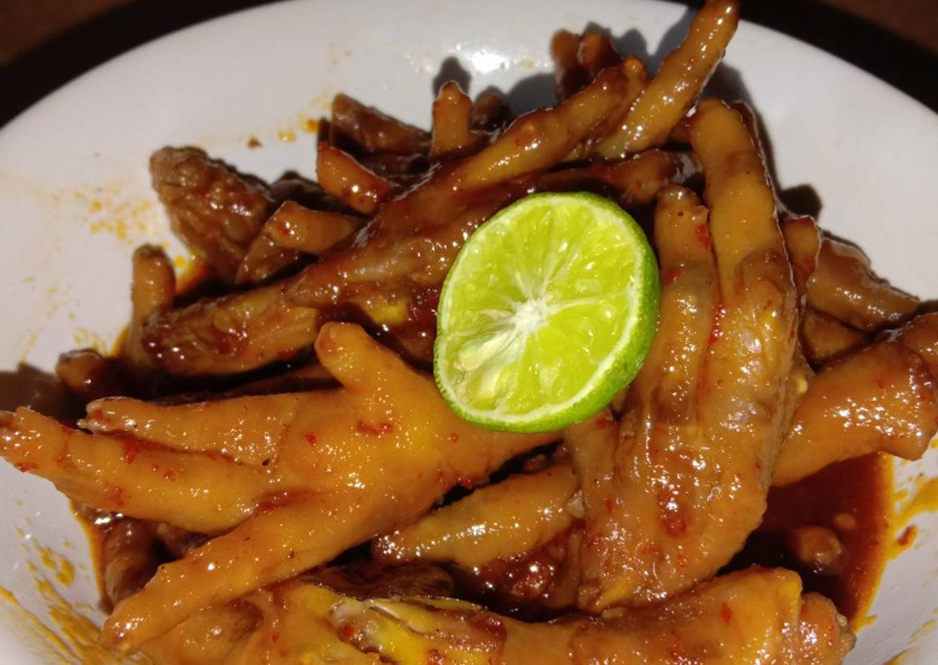 47. Semur Ceker Pedas Manis
