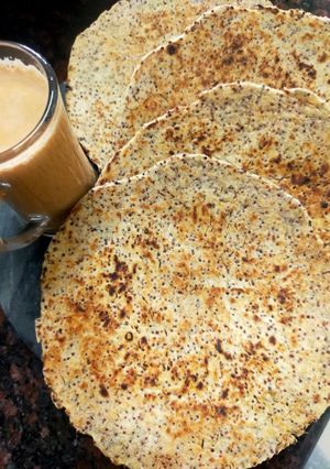 A picture of Sprouted Raagi Roti.