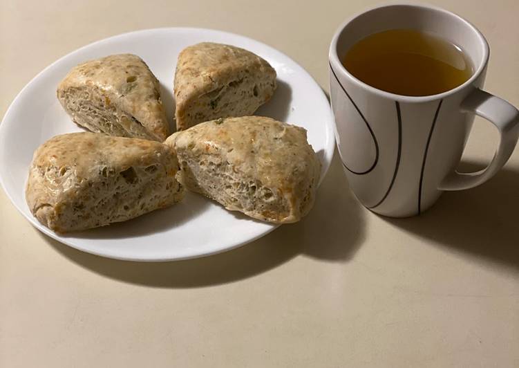 Healthy Cheddar Scones/Biscuits for Toddlers