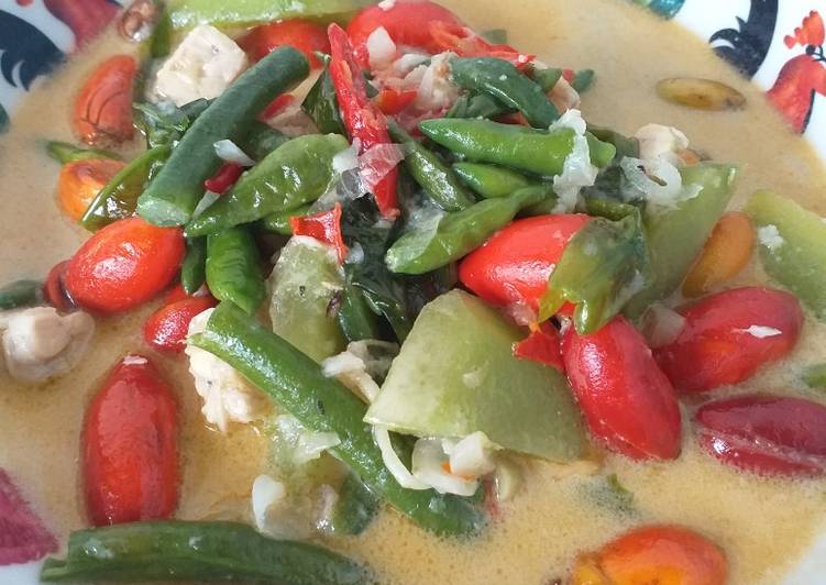 Resep Santan kulit melinjo yang Enak Banget