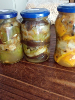 Una foto de Verduras en escabeche