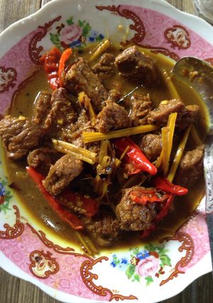 Foto resep Daging masak kuning