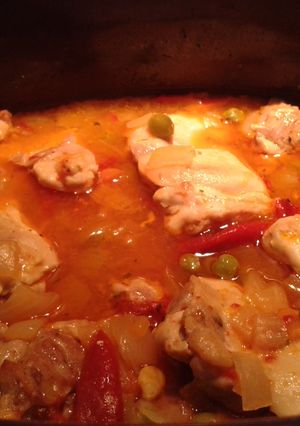 A picture of Almu's chicken casserole.