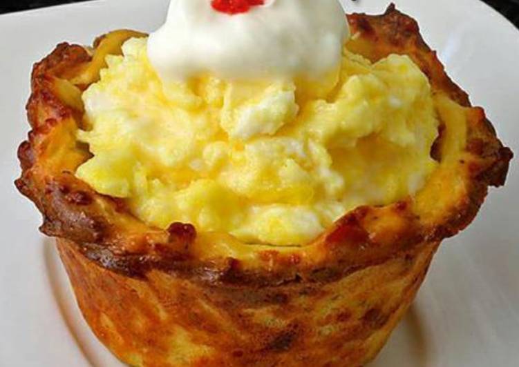 Steps to Make Award-winning Breakfast Cupcakes from StuckathomeMom.com