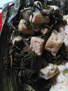 Foto resep Tumis tempe daun singkong