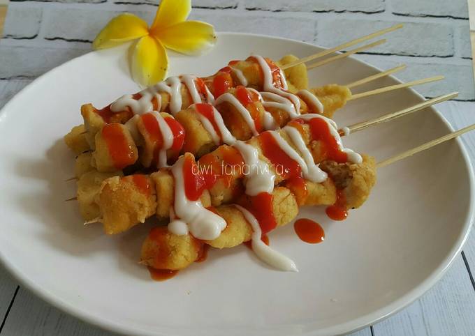 Resep: 310. Sate Tahu Krispi Gampang