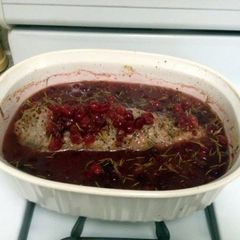 A picture of Cranberry Glazed Pork Tenderloin.