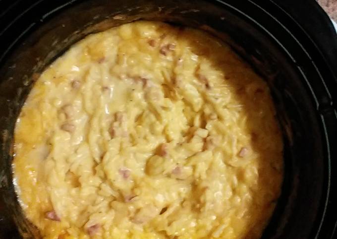Steps to Prepare Favorite Creamy hash browns (slow cooker)