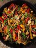 Isca De Frango Com Vegetais