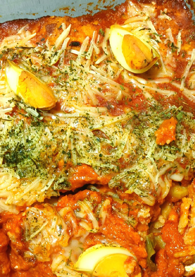 Una foto de "Bacalao Skrei al horno en salsa de tomate gratinado"