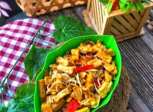 Foto resep Tumis toge tahu