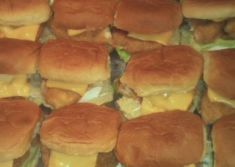 Chicken finger sliders