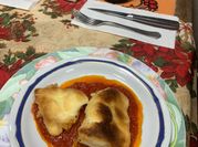 Una foto de bacalao alioli horno
