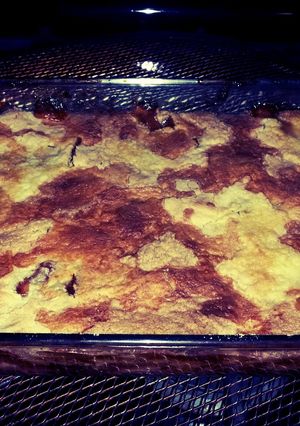 A picture of Apple pecan dump cake.