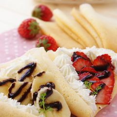 A picture of Self-made Crepe.