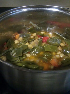 Una foto de Potaje de verduras