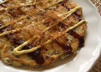 How to Make Tasty Okonomiyaki Japanese Savoury Pancake with Tofu