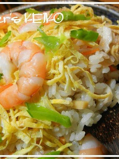 A picture of [Farmhouse Recipe] Chirashi Sushi.