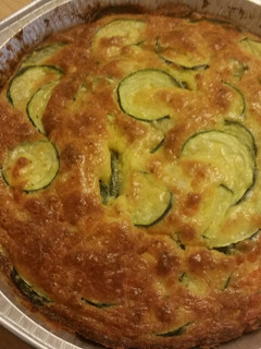 A picture of Zucchini Pie.