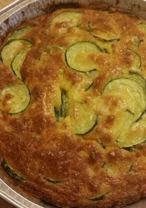 A picture of Zucchini Pie.