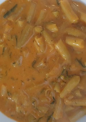 Kapros zöldbab főzelék GM recept fotója