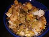 shrimp bean sprout stir fry
