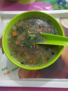 ভেজ সুপ। (vegetable soup recipe in Bengali) রেসিপির প্রধান ছবি