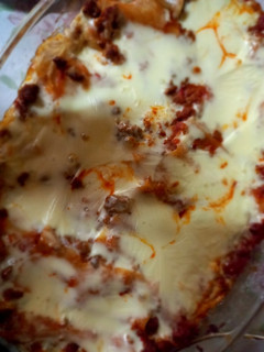 Una foto de Lasagna a la boloñesa
