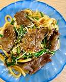 Mì Udon Xào Thịt Bò