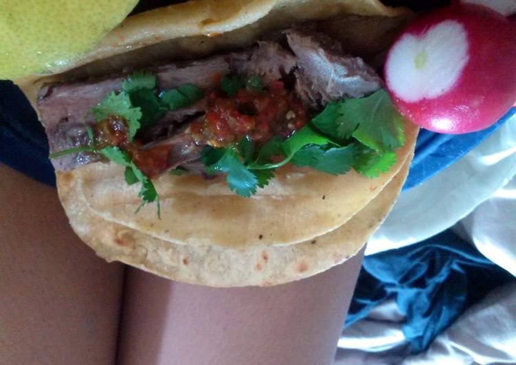 Dinner Ideas Lengua tacos