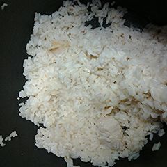 A picture of Rice with chicken.